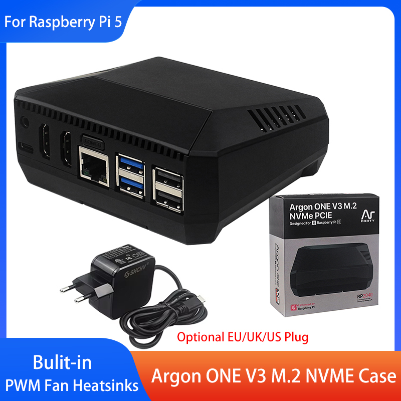 Turing Pi 2 - Argon ONE V3 M.2 NVME behuizing