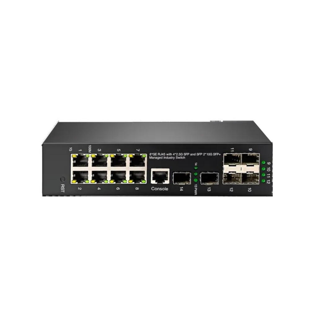 Industriële 10G beheerde PoE-s - Sfp+ 10G Managed Switch 8 Port recensie en prijs